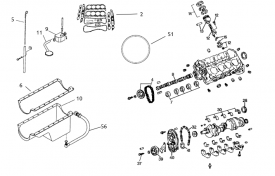 Reservdelar motorblock GM V8 454 / 502