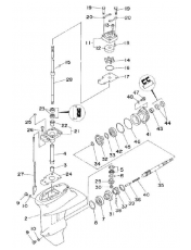 Växelhusdelar Yamaha 9.9F- 15FE - 9.9C - E15C