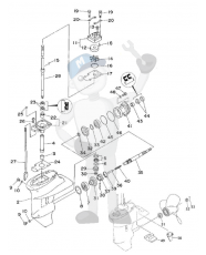 Växelhusdelar Yamaha F15