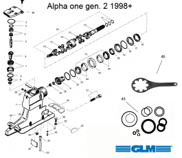 Reservdelar överhus MerCruiser Alpha One Gen. 2 (1998+)